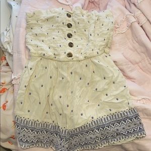 american eagle strapless romper